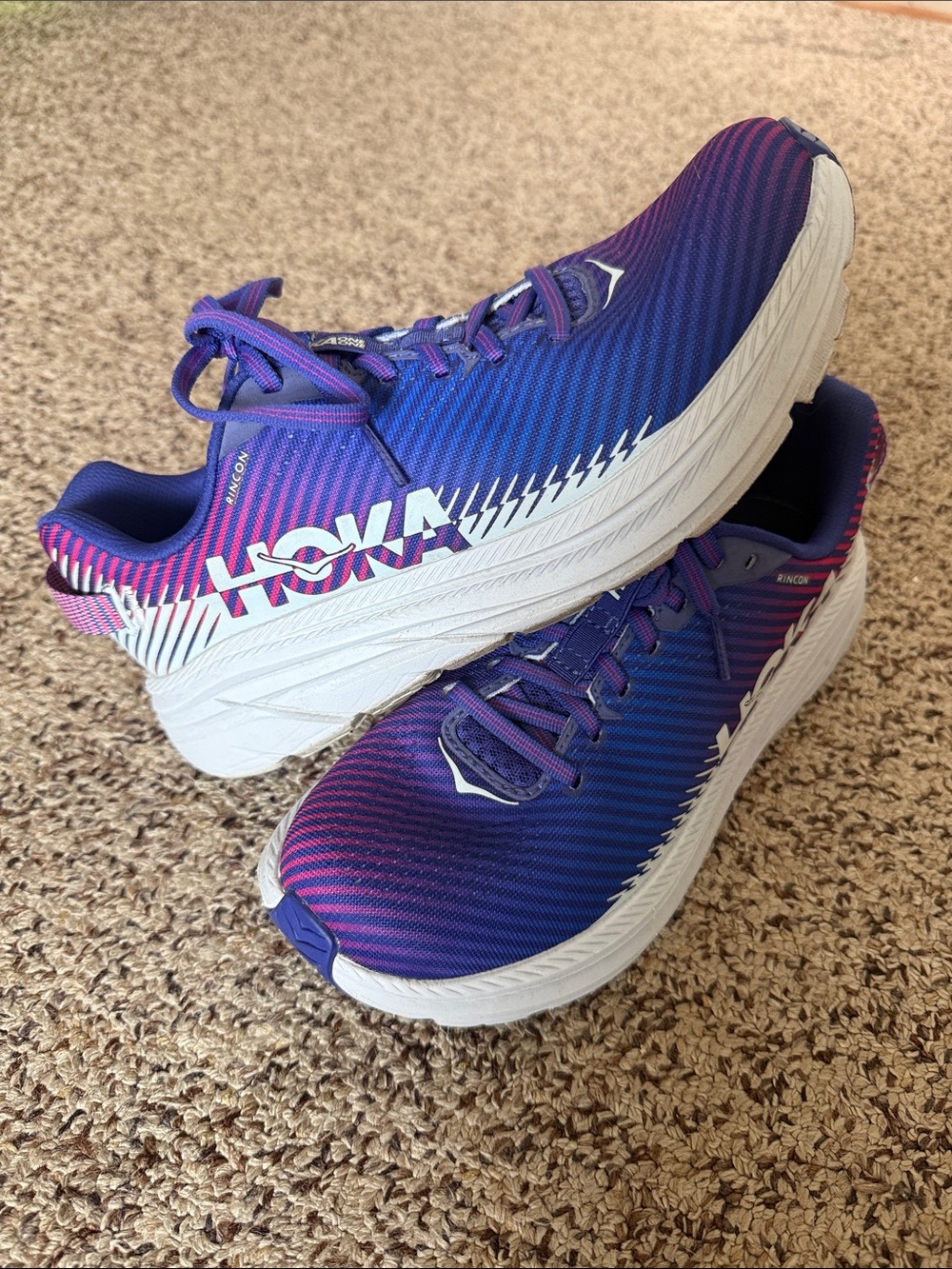 HOKA Rincon Women's Running Shoes - Purple/Pink Gradient